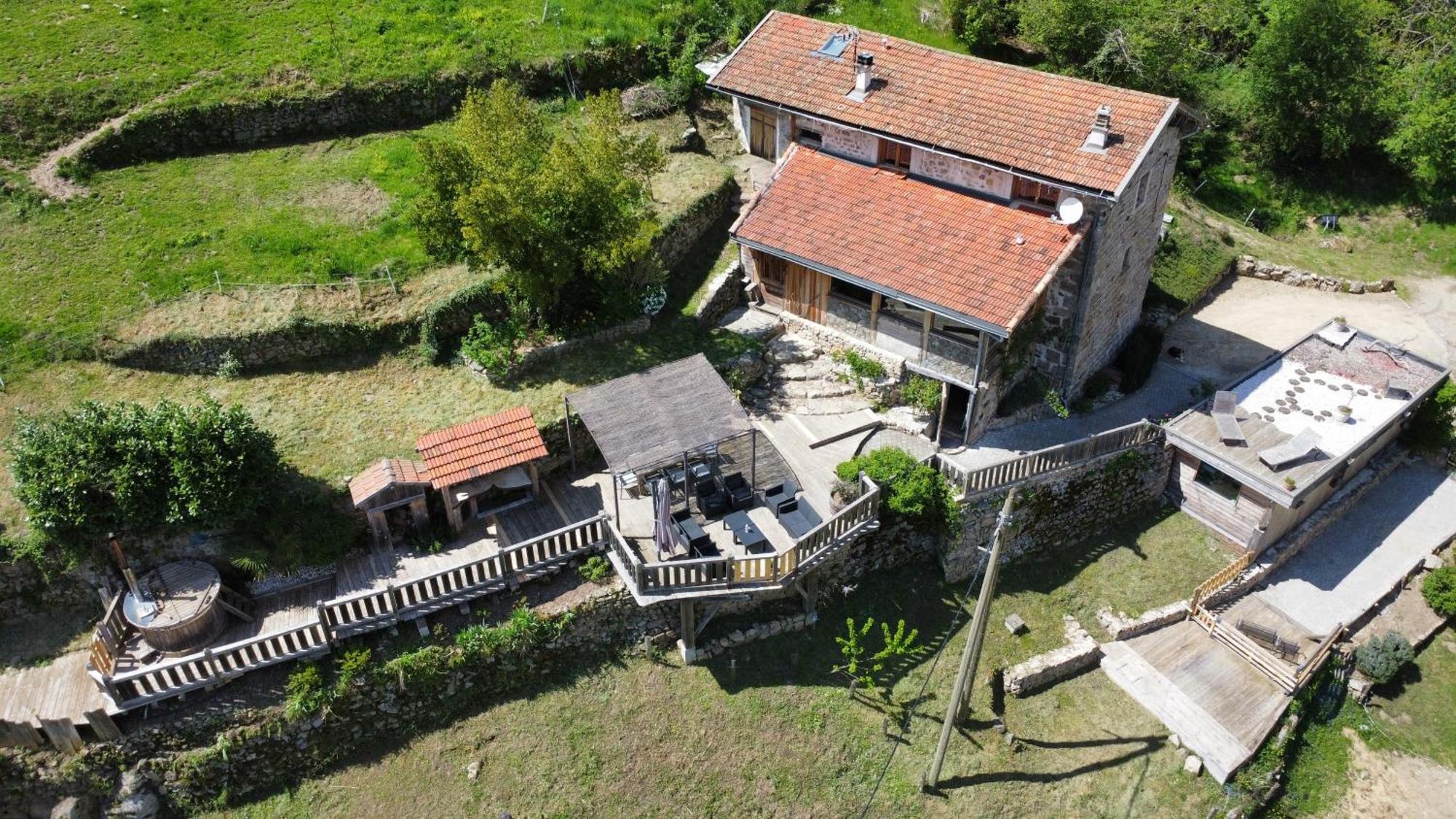 Maison Pres De La Dolce Via Avec Bain Norvegien Saint-Cierge-sous-le-Cheylard Екстер'єр фото